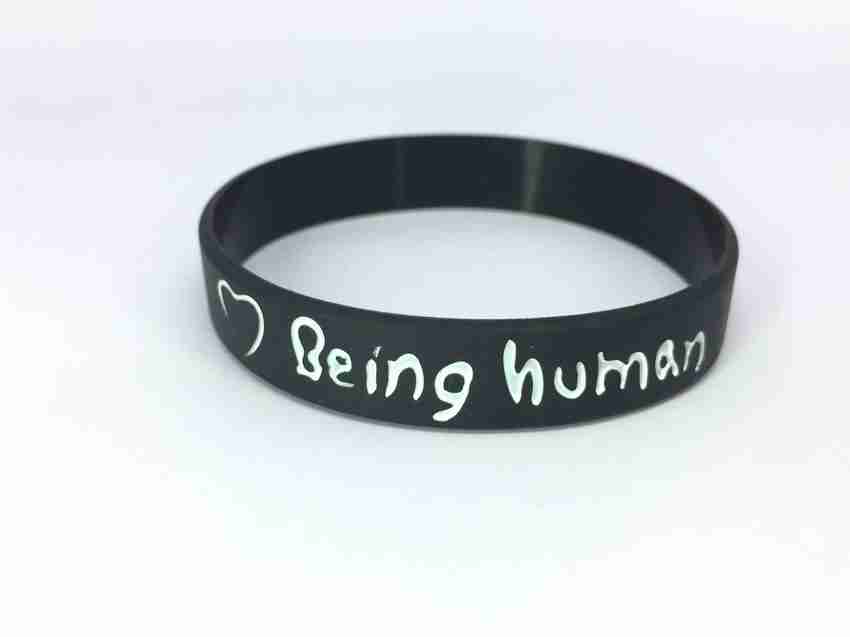 Skycart Being human silicone wrist band for men and women Men