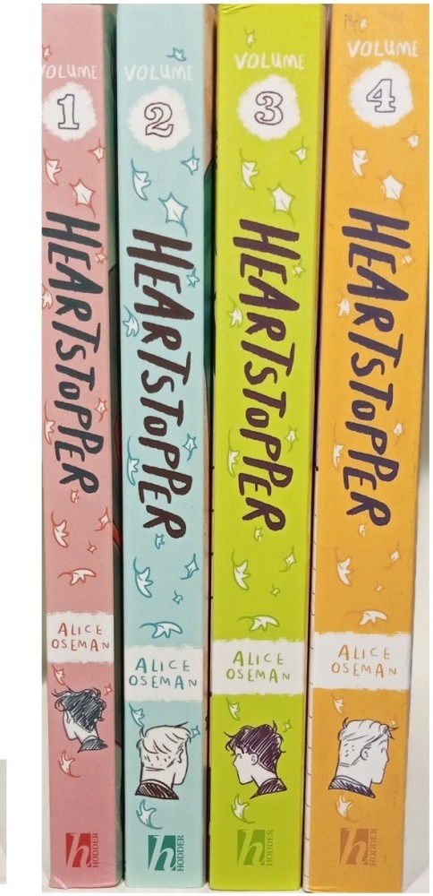 Heartstopper Series Volume 1-4 Books Collection Set By Alice Oseman