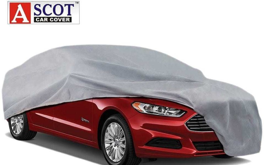 Ascot Ford Aspire Car Cover Waterproof with Mirror Pockets 3 Layers  Custom-Fit All Weather Heat Resistant UV Proof