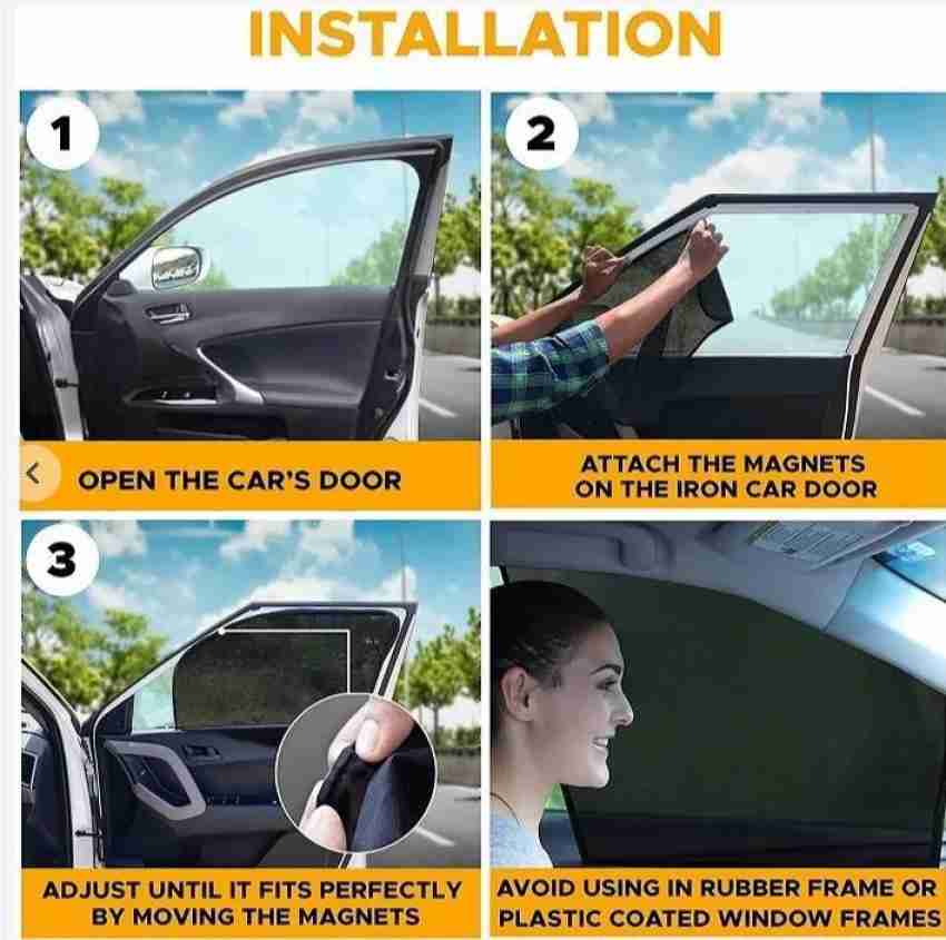 EURO Car Window Fix Sunshade Curtain (Non Magnetic) Compatible for NANO Car  Curtain Price in India - Buy EURO Car Window Fix Sunshade Curtain (Non  Magnetic) Compatible for NANO Car Curtain online at