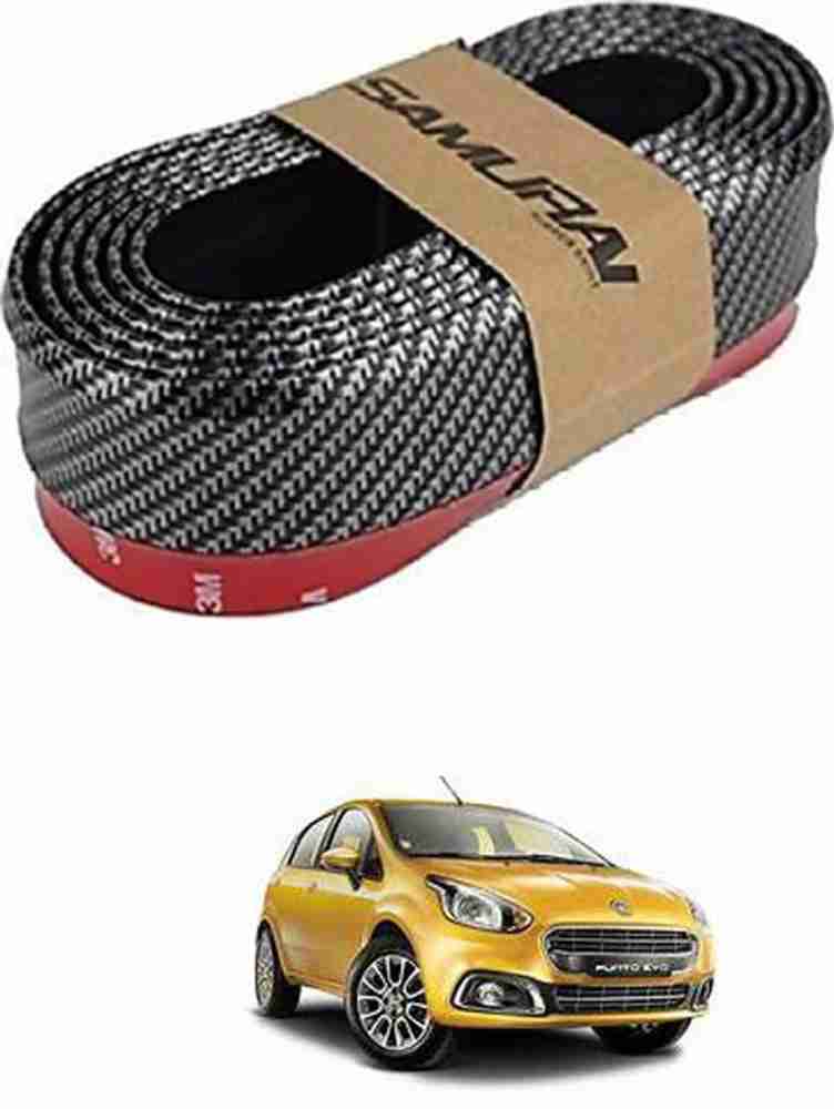 APICAL Car Carbon Fiber Front Bumper Lip Strip For Punto Evo Car