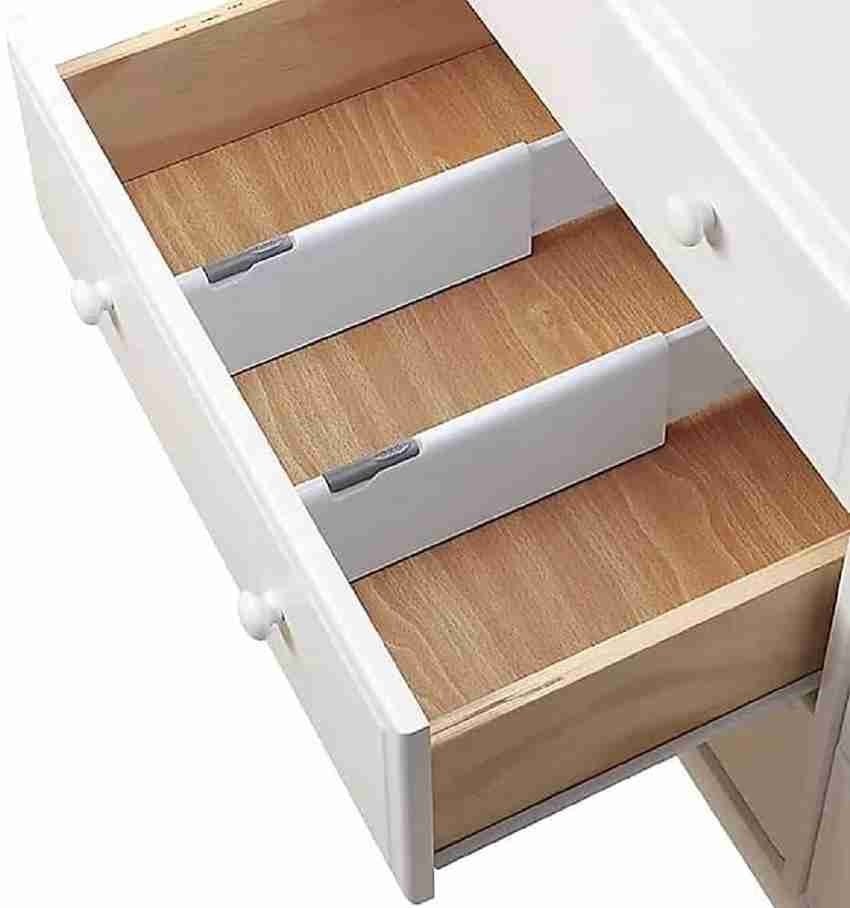 2PCS Drawer Dividers Organizers Adjustable Cabinet Storage Clothes