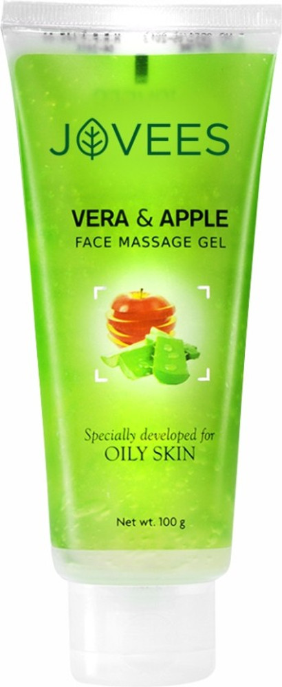 Jovees Herbal Face Massage Gel for Oily Skin Vera Apple 100 gm