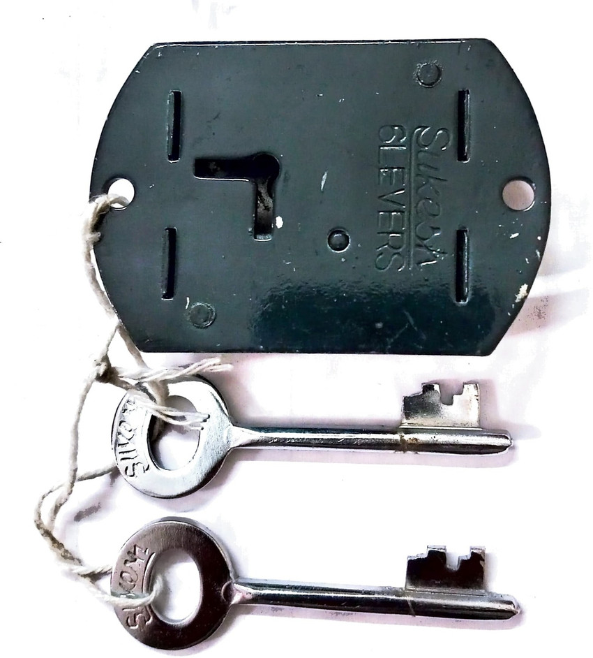 Sukesh Sukesh M 22 6 lever Lock for Almirah Wardrobe. 2 Round