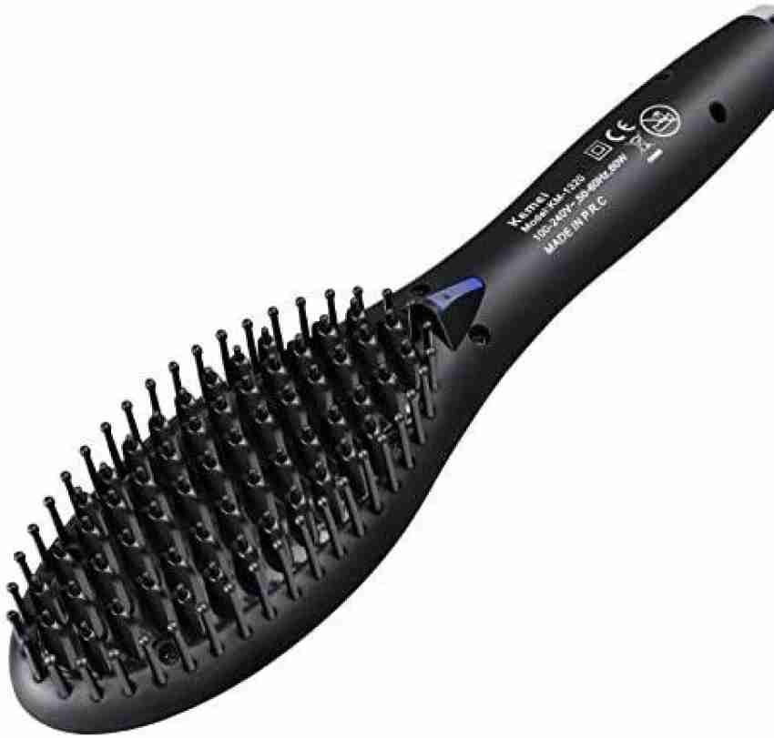 Kemei hair hotsell straightener brush