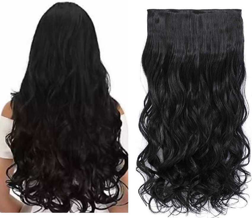 Blushia 5 Clips Premium Quality Curly Black hair Extensions For Women in 22 inch Hair Extension Price in India Buy Blushia 5 Clips Premium Quality Curly Black hair Extensions For Women