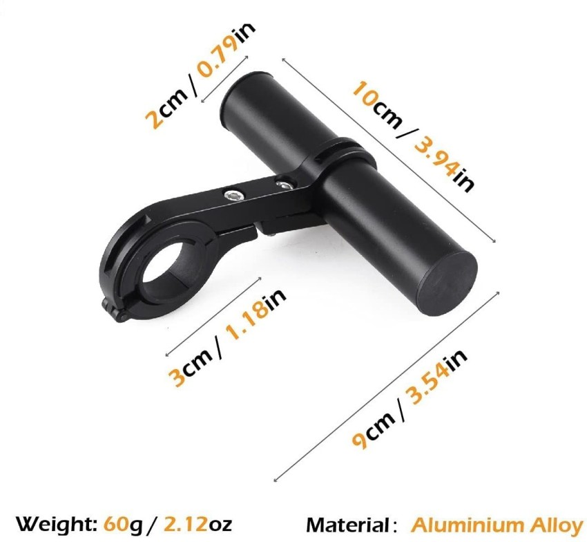 Handlebar extender for lights hot sale