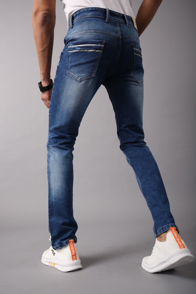 UNITED 18 THE ULTIMATE FASHION Slim Men Blue Jeans - Buy UNITED 18 THE  ULTIMATE FASHION Slim Men Blue Jeans Online at Best Prices in India