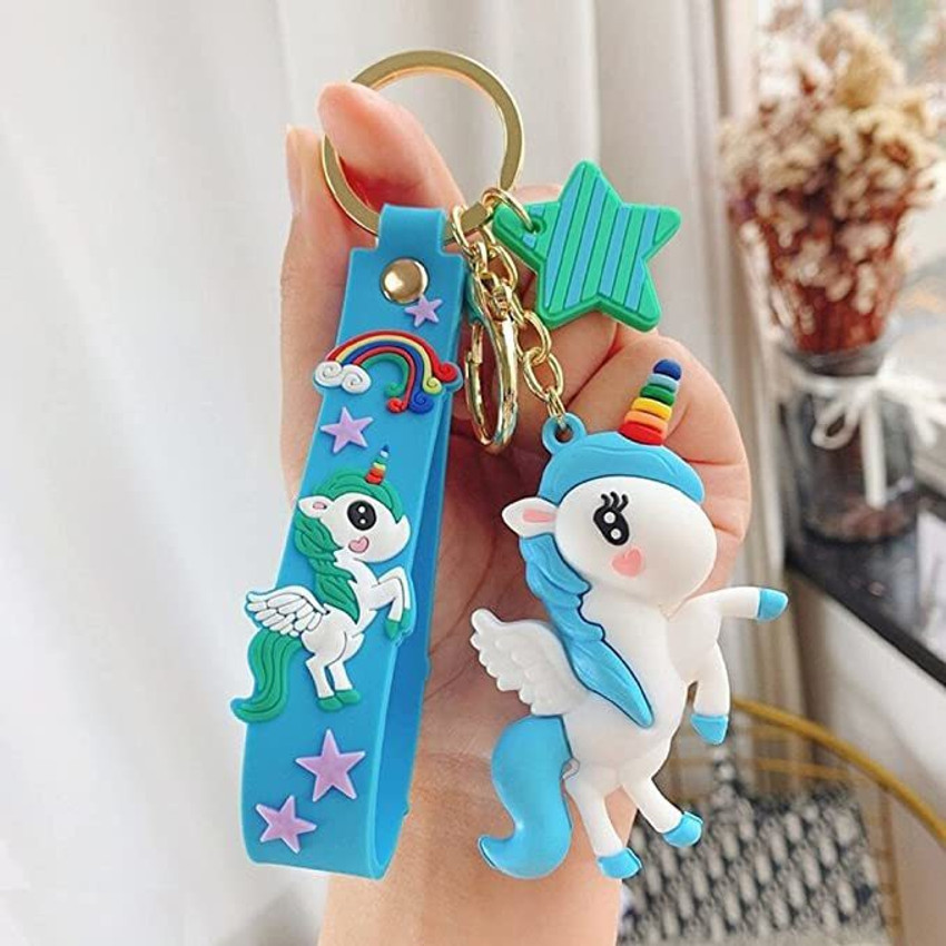 tishna Rubber Silicone Keychain For Women Car Scooty Key Chain