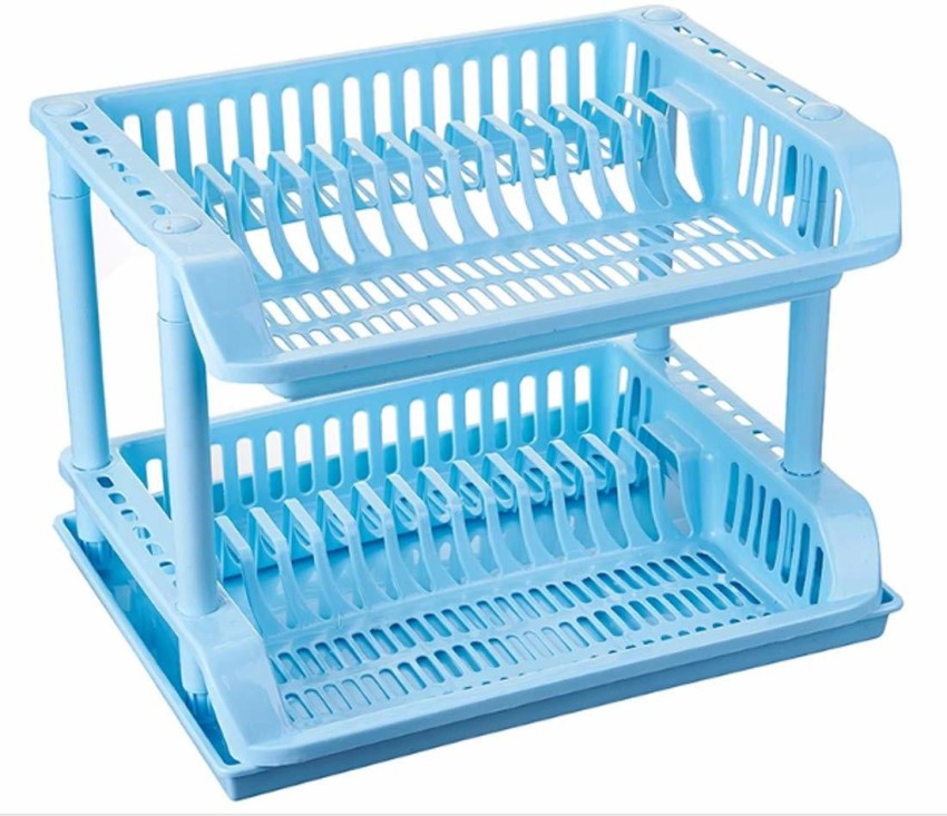 IGNITO Dish Drainer Kitchen Rack Plastic Two Layer Large Kitchen Sink Dish  Drainer Rack Cutlery Utensil FruitsVegetables Price in India - Buy IGNITO Dish  Drainer Kitchen Rack Plastic Two Layer Large Kitchen