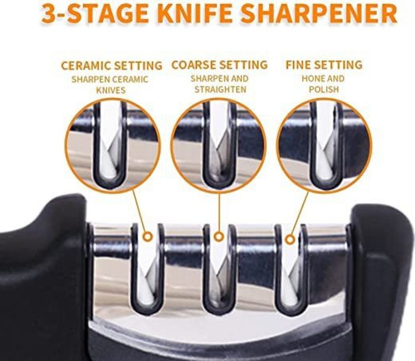 Zircon Knife Sharpener with Advanced 3-Stage Sharpener Unboxing