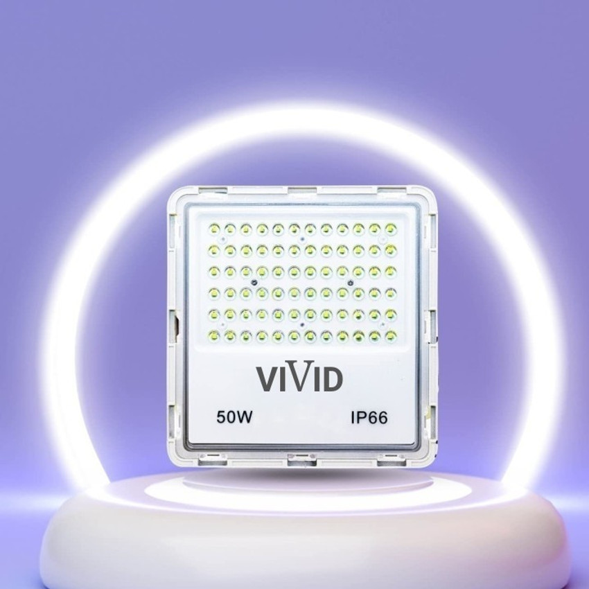 VIVID 50W Lens Model IP66 Waterproof Led Flood Light Outdoor Lamp With 1 year warranty Flood Light Outdoor Lamp Price in India Buy VIVID 50W Lens Model IP66 Waterproof Led Flood