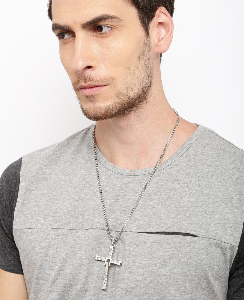 Kairangi Pendant for Men Vin diesel Smart Cross Men Pendant in