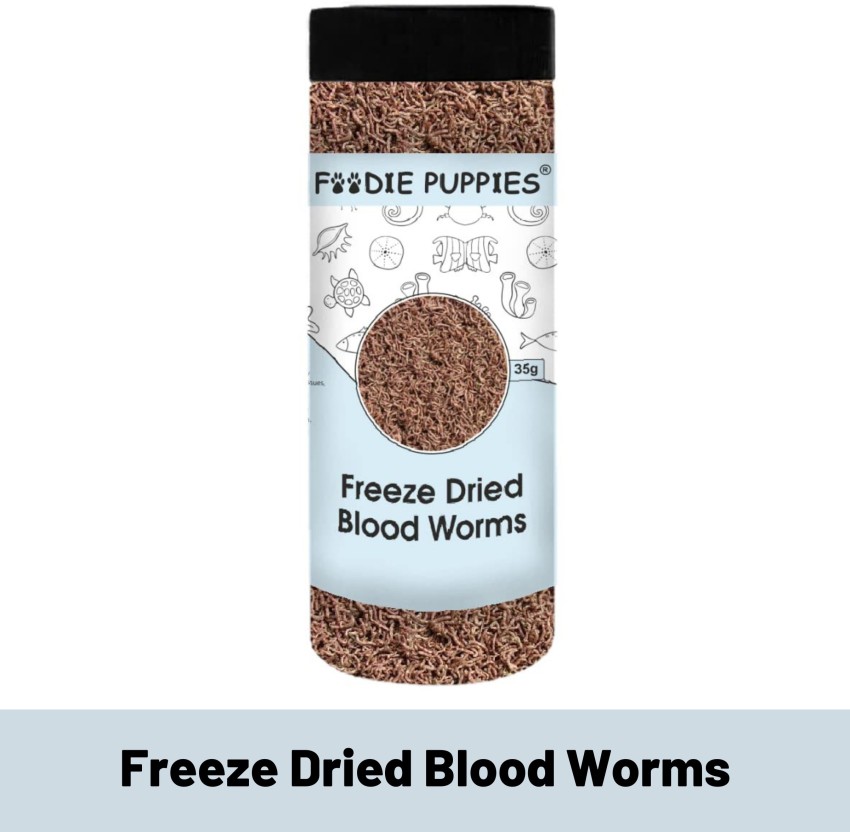 TUNAI Freeze Dried Blood Worms With 65% Protein for Tropical