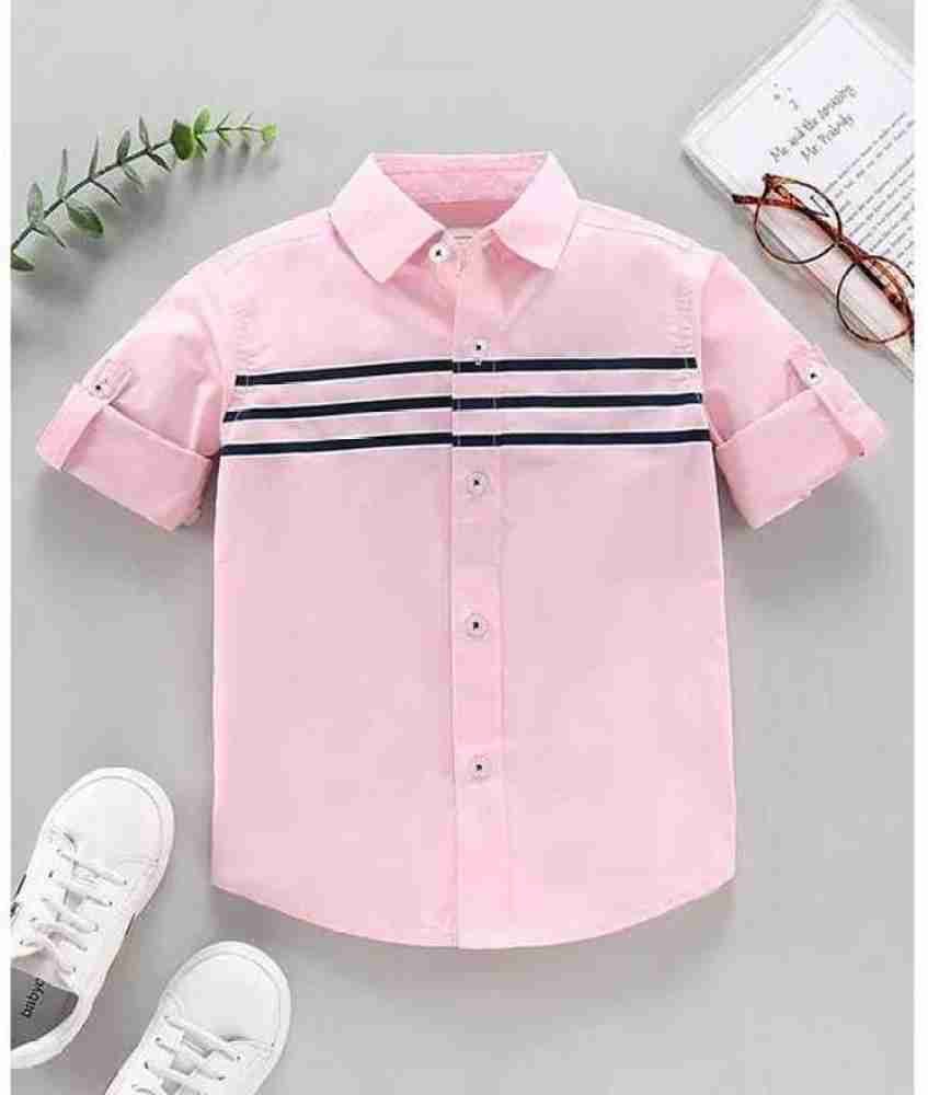 Pink dress shirt 2025 for baby boy