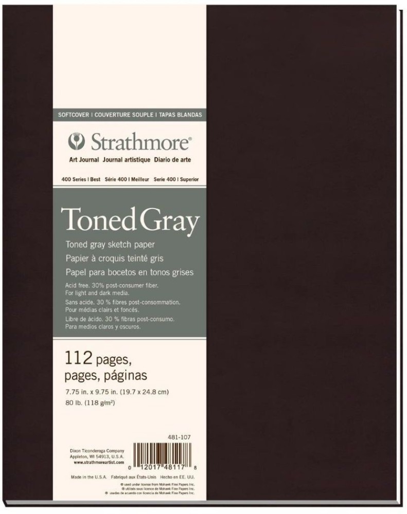 Strathmore 400 Series Toned Sketch - Tan & Gray 