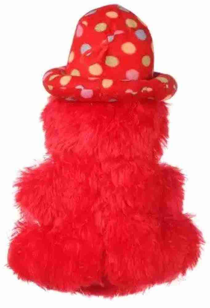 Red teddy bear with on sale cap