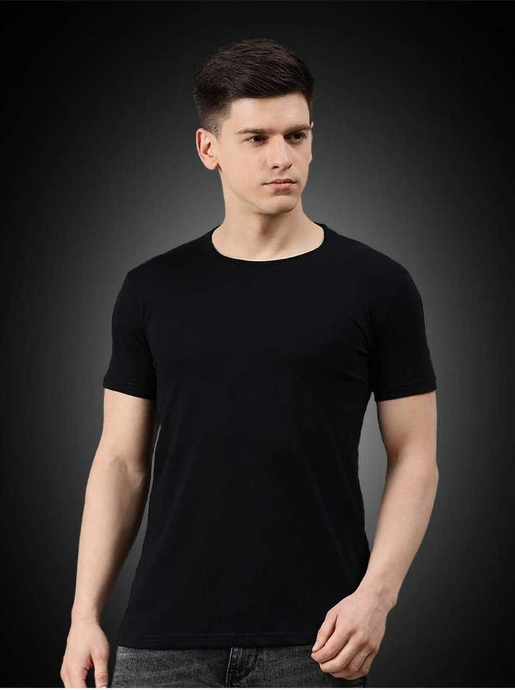 Black t shirt fashion men 2025