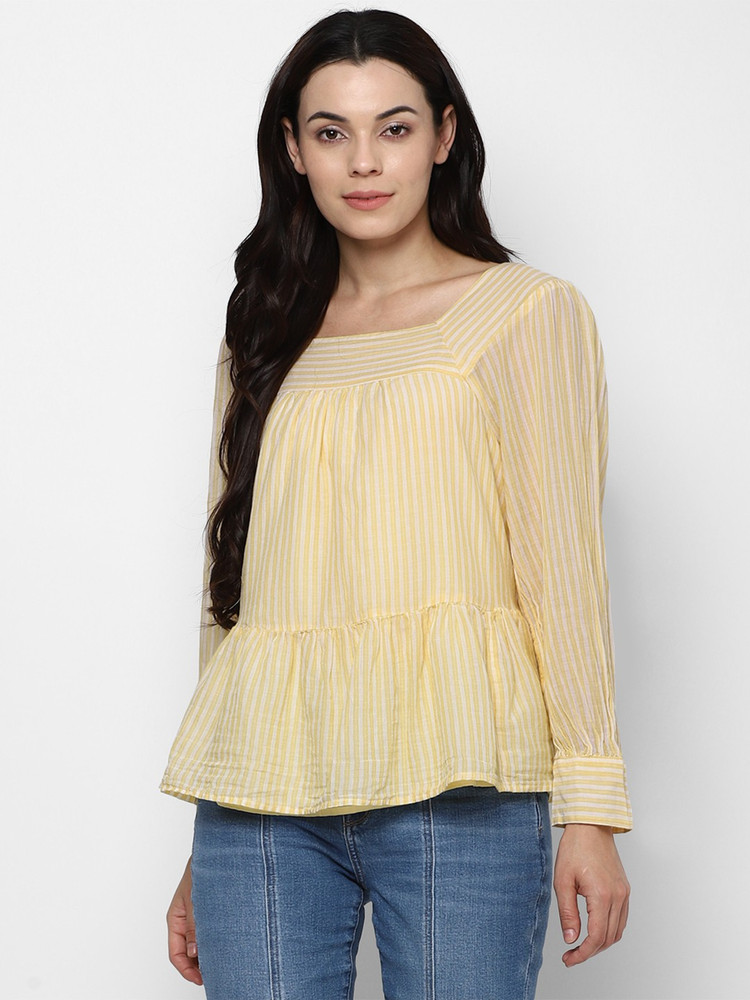 american eagle yellow top