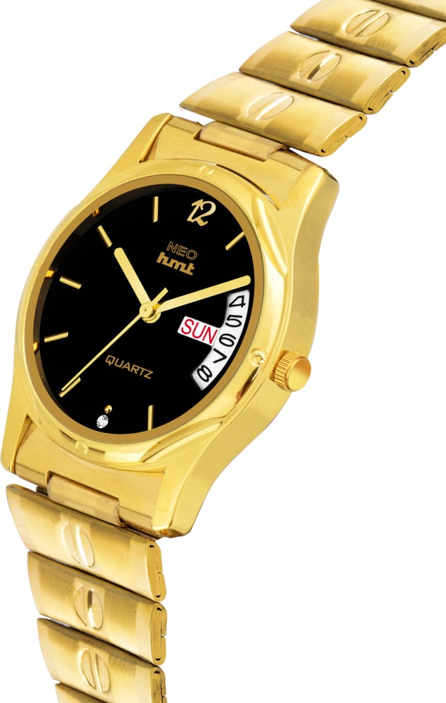 NEO HMT Watches for men 407 23.5K Gold Plated Analog Watch For