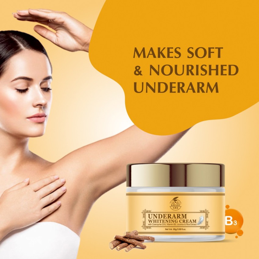 Khadi Ark Dark Underarm Skin Whitening Cream with Niacinamide