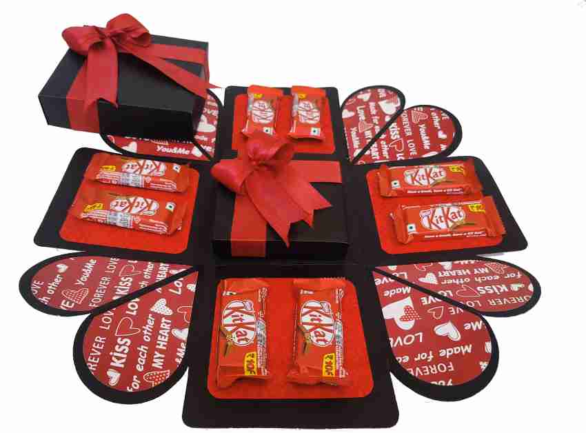 Paper Red Love Explosion Box Gift, Size/Dimension: 6 Inches at Rs 600/piece  in Delhi