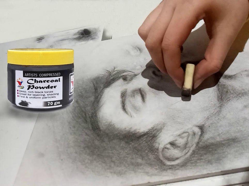 Details 141+ charcoal powder for drawing seven.edu.vn