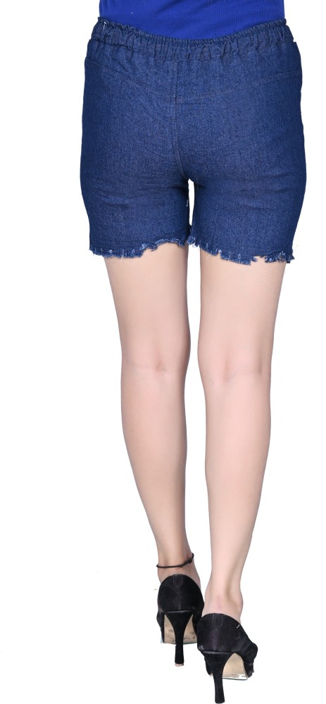 GORIYA Short For Girls Casual Printed Denim Price in India - Buy GORIYA  Short For Girls Casual Printed Denim online at