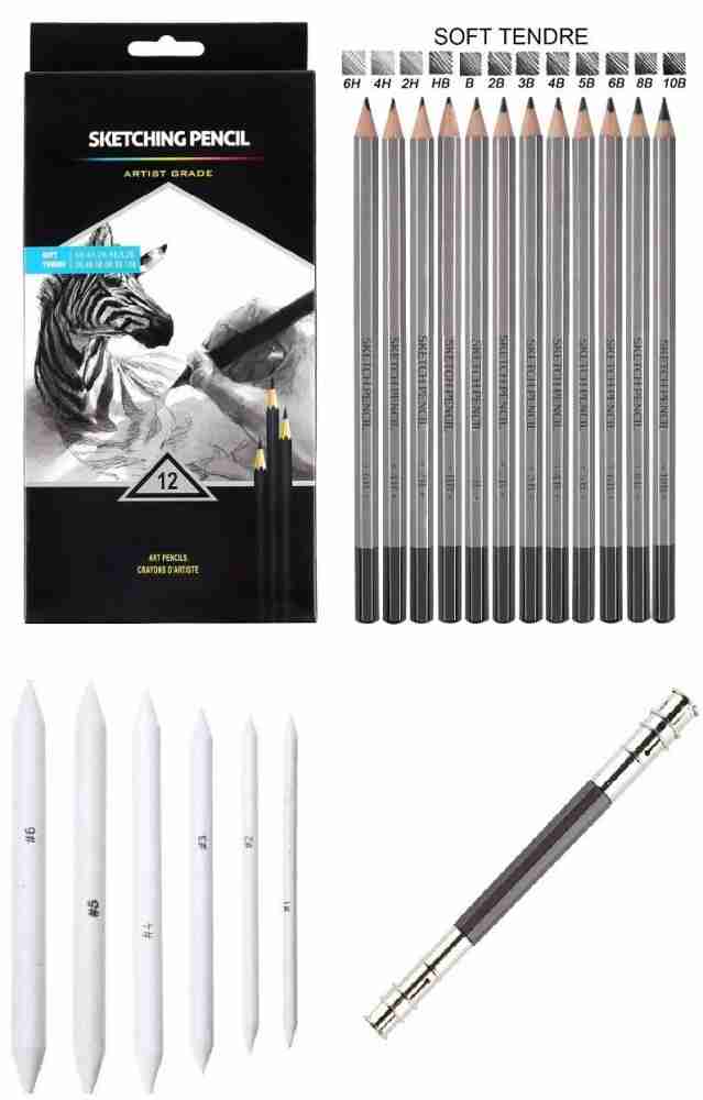 Ing Sketng Pencil Set, 20 Pieces Art Pencils Shading Pencils For Beginners  Pro Artists