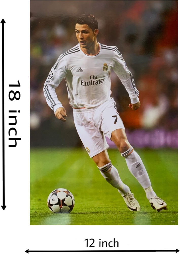 CR7 Cristiano Ronaldo Poster 01 | Soccer Sport Wall Art | Motivational  Inspirational Quote 13x19