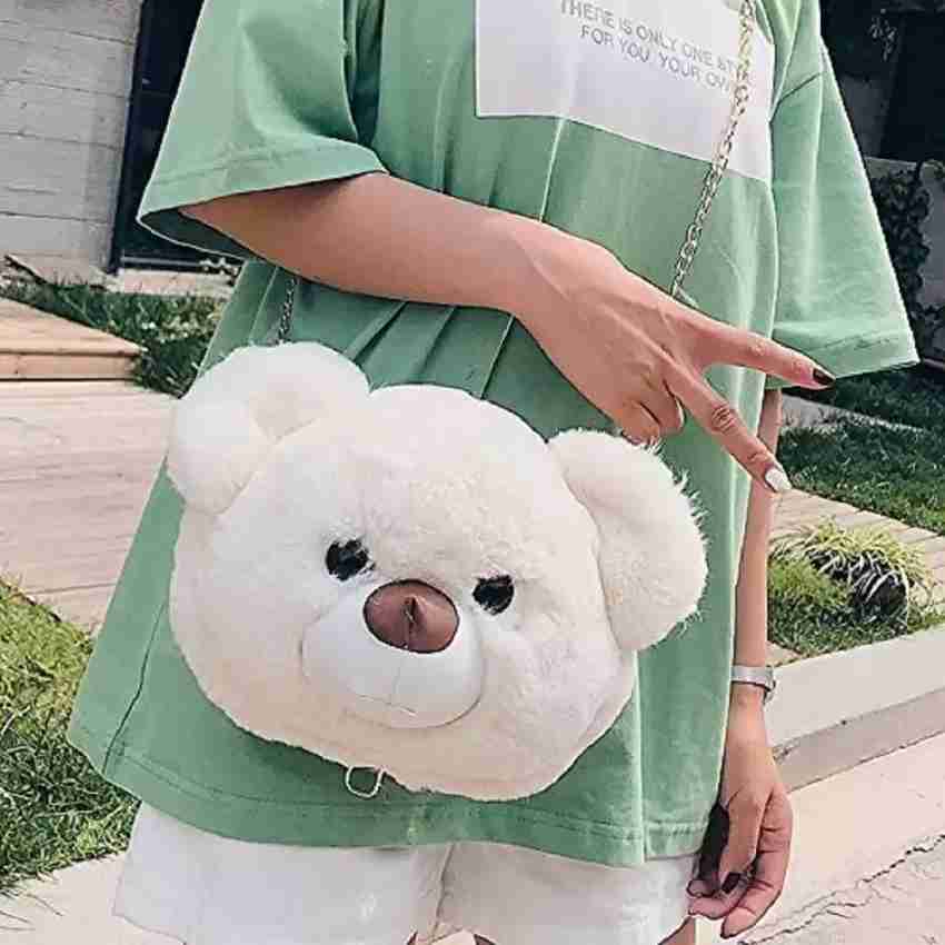 Teddy bear sling bags sales