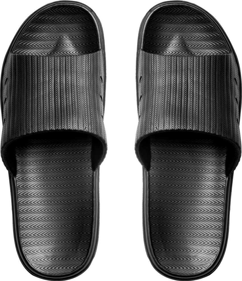Details more than 77 black bathroom slippers latest dedaotaonec