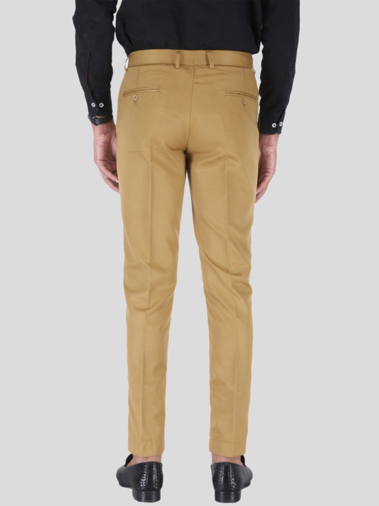 Casual Trousers in Light Khaki colour  urban clothing co