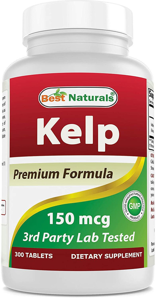 Best Naturals Kelp 150 mcg A Natural Source of Iodine 300 Tablets Price in India Buy Best Naturals Kelp 150 mcg A Natural Source of Iodine 300 Tablets online at Flipkart