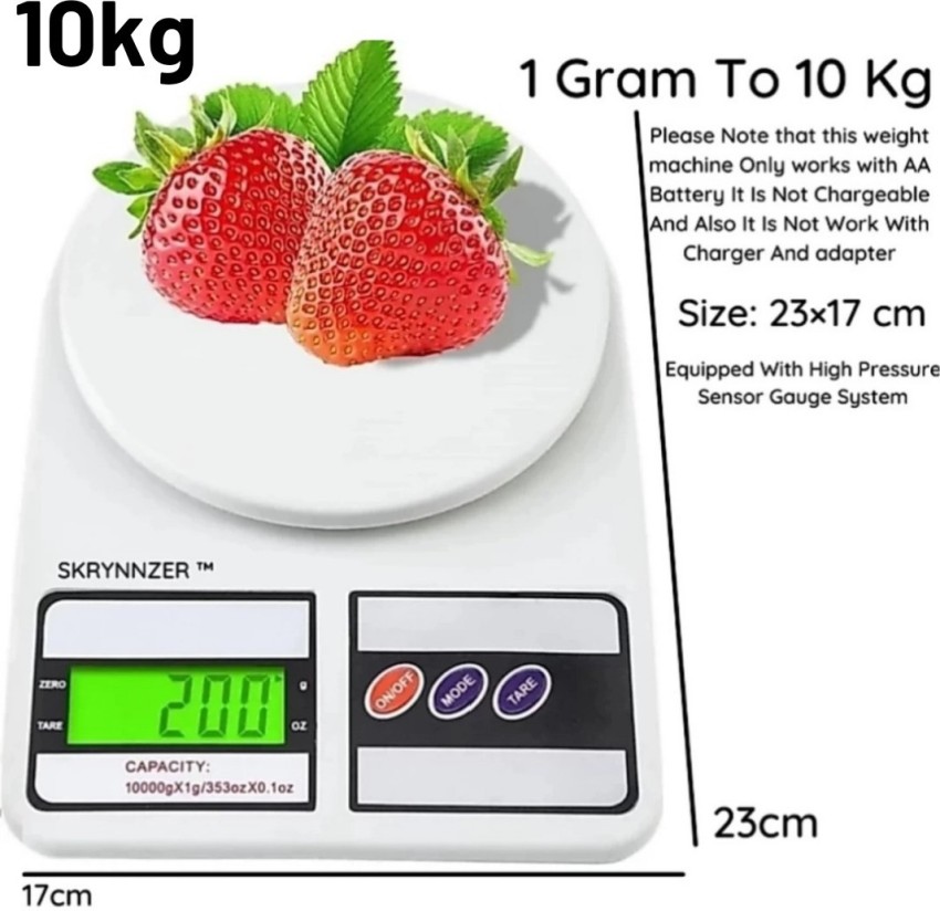 CHHOKRA Electronic Digital Weight Scale (1Gram-10 Kg) LCD Display