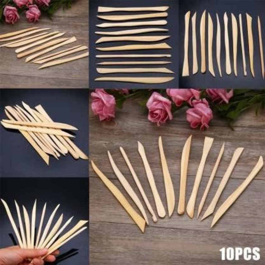 BRIZEM 10pcs Clay Modeling Tools for Sculpting, Crafting and Pottery tools  set. Wooden Geometric Object Price in India - Buy BRIZEM 10pcs Clay Modeling  Tools for Sculpting, Crafting and Pottery tools set.