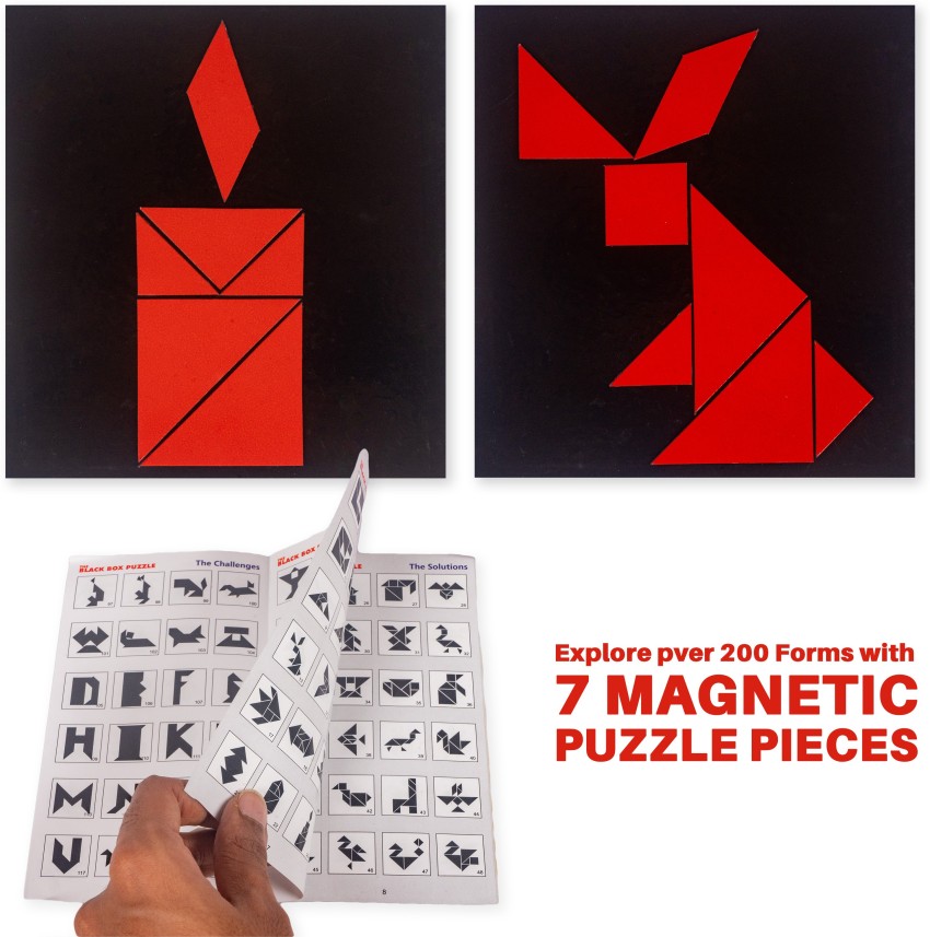 Toysbox Magnetic the black box puzzle tangram for kids Party & Fun Games  Board Game - Magnetic the black box puzzle tangram for kids . Buy tangram  toys in India. shop for
