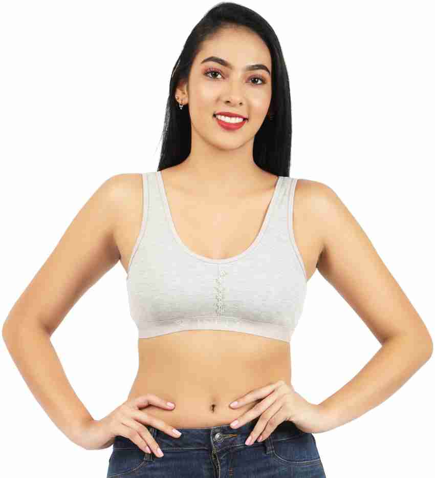 ComfyLegance Cotton Tofty Regular Sports Bra For Girls And Women's