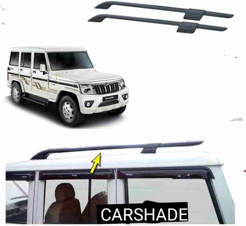 CARSHADE Mahindra Bolero Black colour Roof Rail metal Body Car Beading Roll For Hood Price in India Buy CARSHADE Mahindra Bolero Black colour Roof Rail metal Body Car Beading Roll For