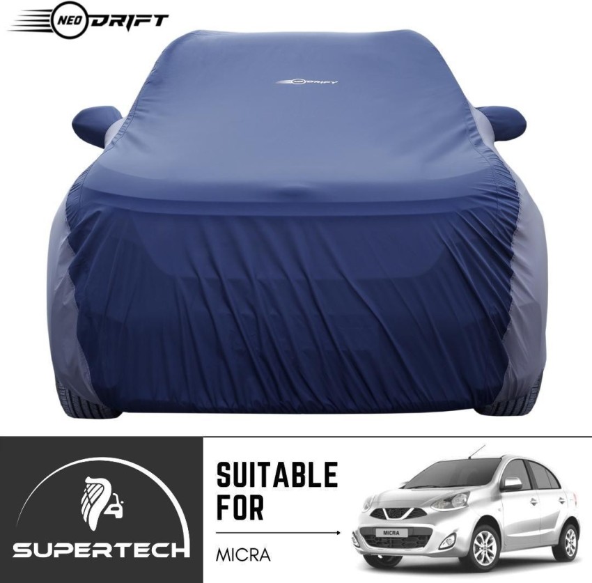Neodrift Car Cover For Nissan Micra (With Mirror Pockets) Price in