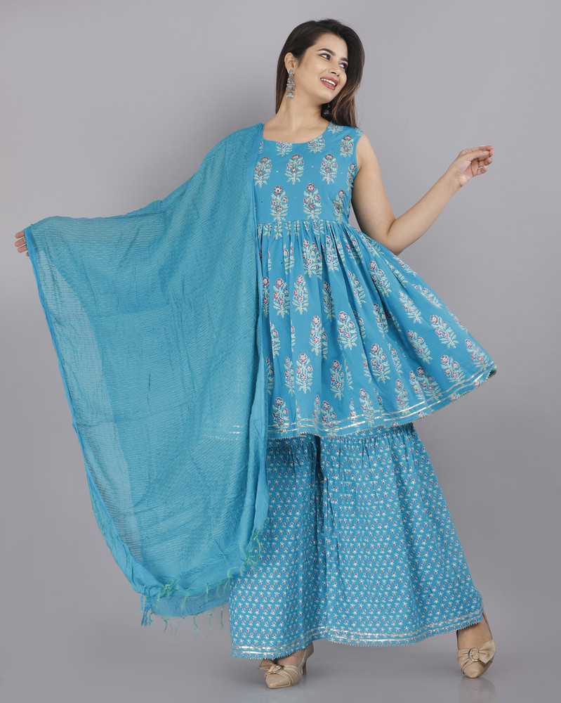 Flipkart blue kurti outlet