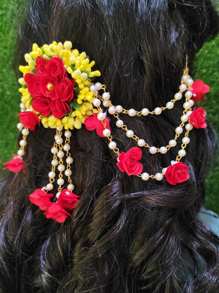 Flower hair chain hotsell