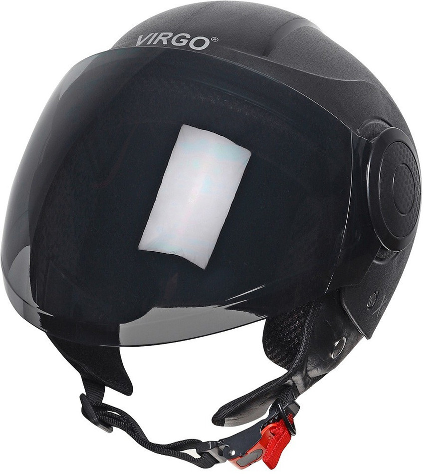 VirgoNo1 Half Face ISI Mark Approve Tinted Visor Motorbike Helmet