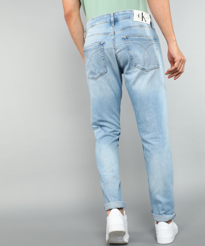Calvin Klein Jeans Slim Men Light Blue Jeans - Buy Calvin Klein
