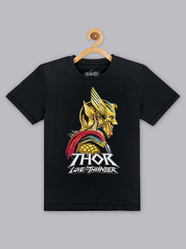 Flipkart Thor By Kidsville Boys Typography Printed Pure