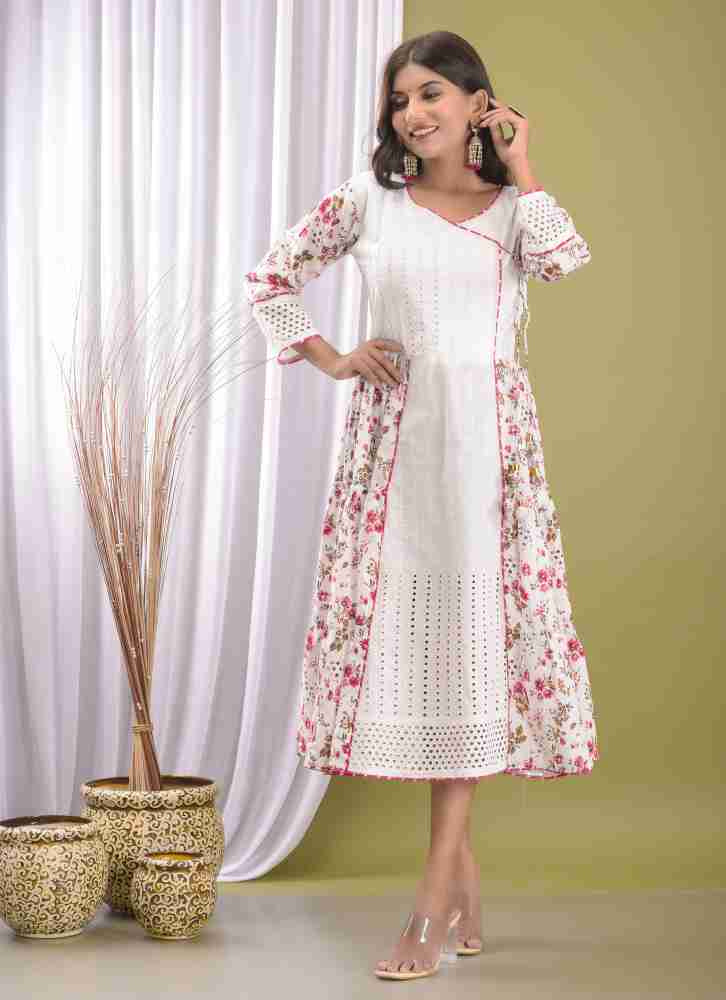 Flared store cotton kurtis