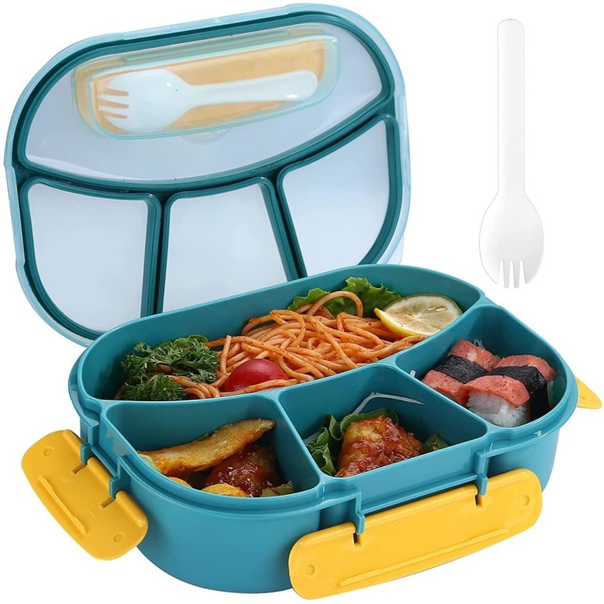SKYBUCKET 4 Grid Lunch Boxes Reusable Tiffin Box 4  Containers Lunch Box (1000 ml ) 4 Containers Lunch Box 