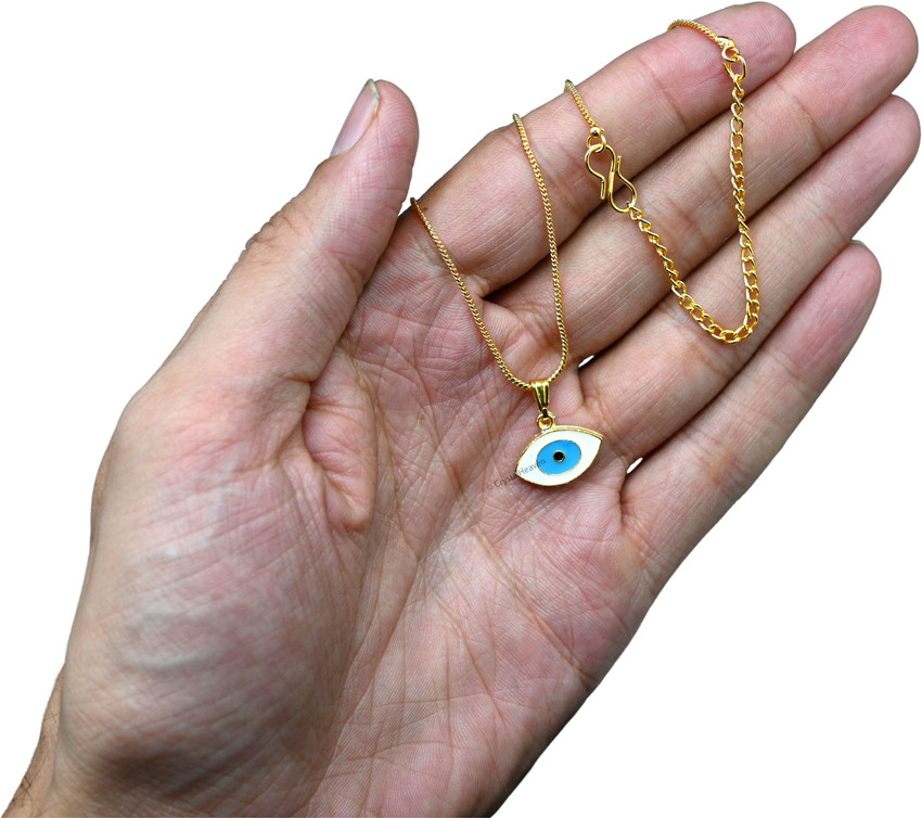 Turkish evil eye hot sale necklace gold