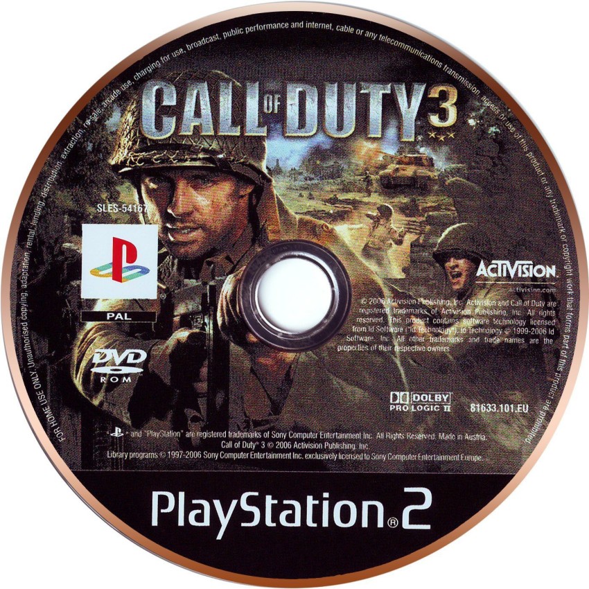 call of duty 3 ps2