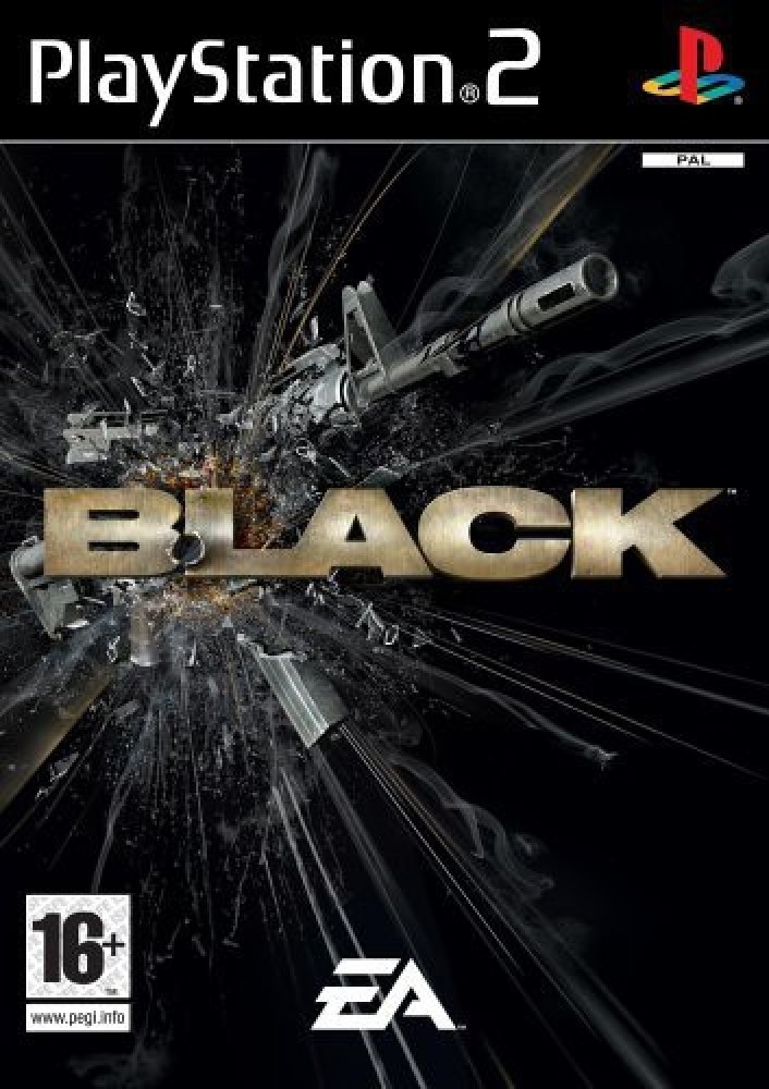 Techglow BLACK FULL GAME PLAYSTATION 2 in dvd video game (techglow